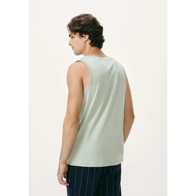CAMISETA REGATA MASC VERDE CLARO