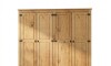Ropero 4 puertas 2 Cajones Madera - Linea mexicana Natural