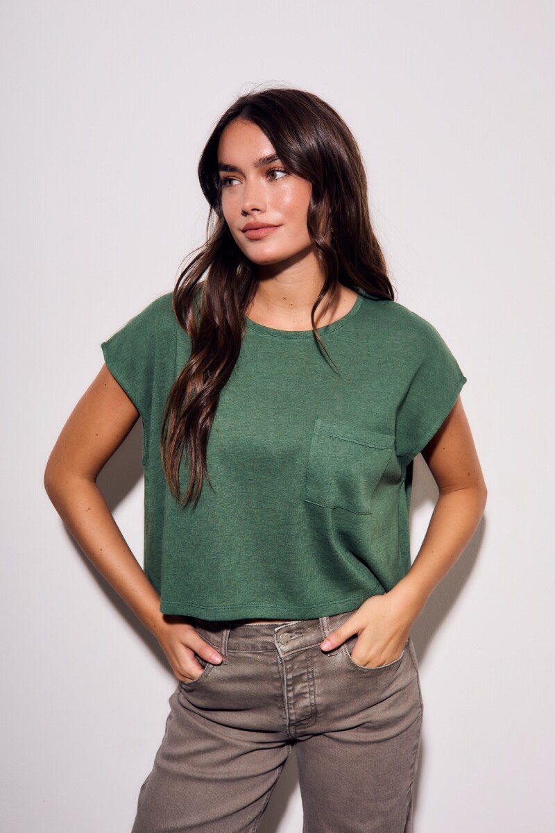 Remera Algodón Verde