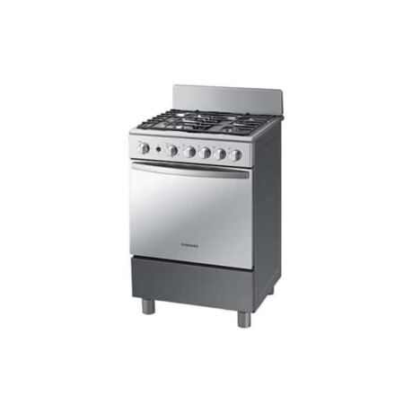 Cocina a gas Samsung Cocina con 4 Quemadores con Quemador Rápido Silver