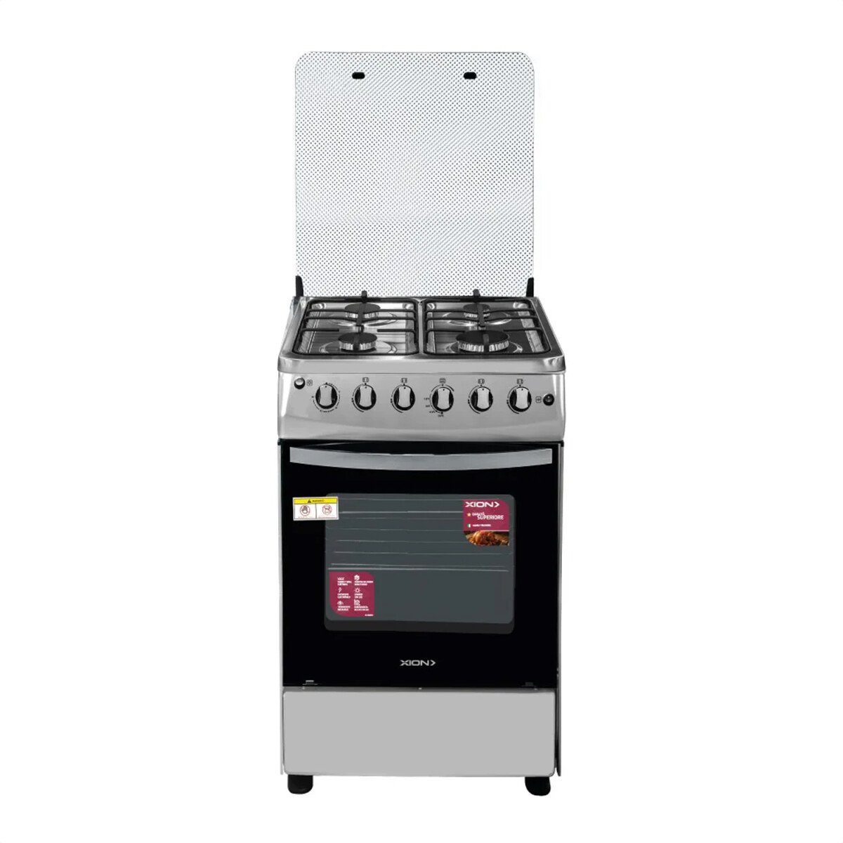 Cocina Combinada Xion 4 Hornallas Grill - COCINA XION XI-CO50CX.CU 