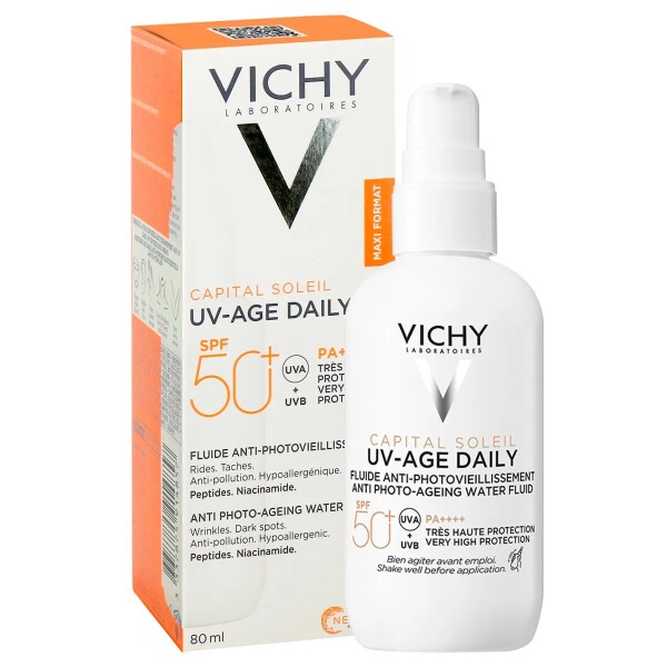 Protector Solar Facial con Color UV-Age Daily SPF 50+ 40 ml – Vichy Protector Solar Facial con Color UV-Age Daily SPF 50+ 40 ml – Vichy