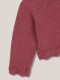 Chaqueta De Punto Berenjena