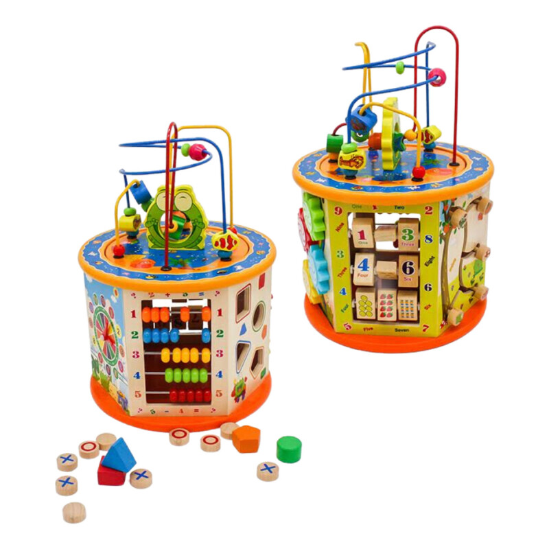 CUBO DE ACTIVIDADES INFANTIL 25 X 25 X 36CM CUBO DE ACTIVIDADES INFANTIL 25 X 25 X 36CM