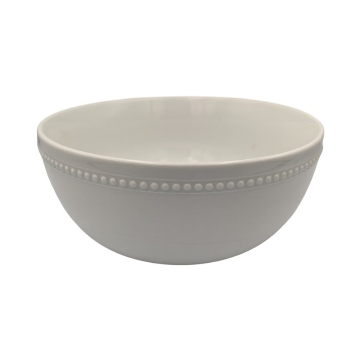 ENSALADERA CON PUNTILLO D26x11CM PORCELANA BLANCO 