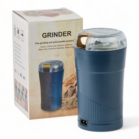 Moledor Molinillo Eléctrico De Cafe Granos Semillas 150w Azul Marino