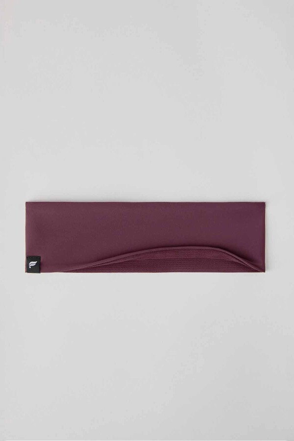 Vincha Elástica The Live-In Headband Mujer Oxblood
