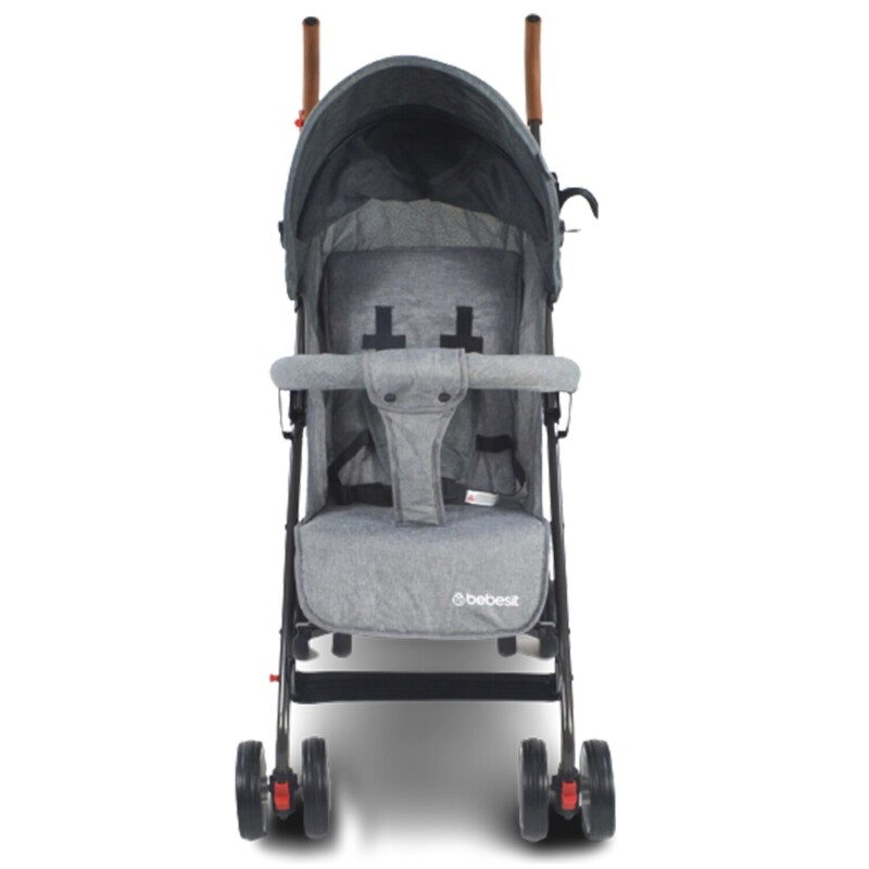 Coche de bebé Plegable Bebesit Clap Hasta 15Kg Gris