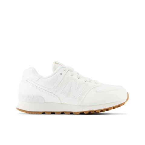 Championes New Balance de Niño - PC574NWW WHITE