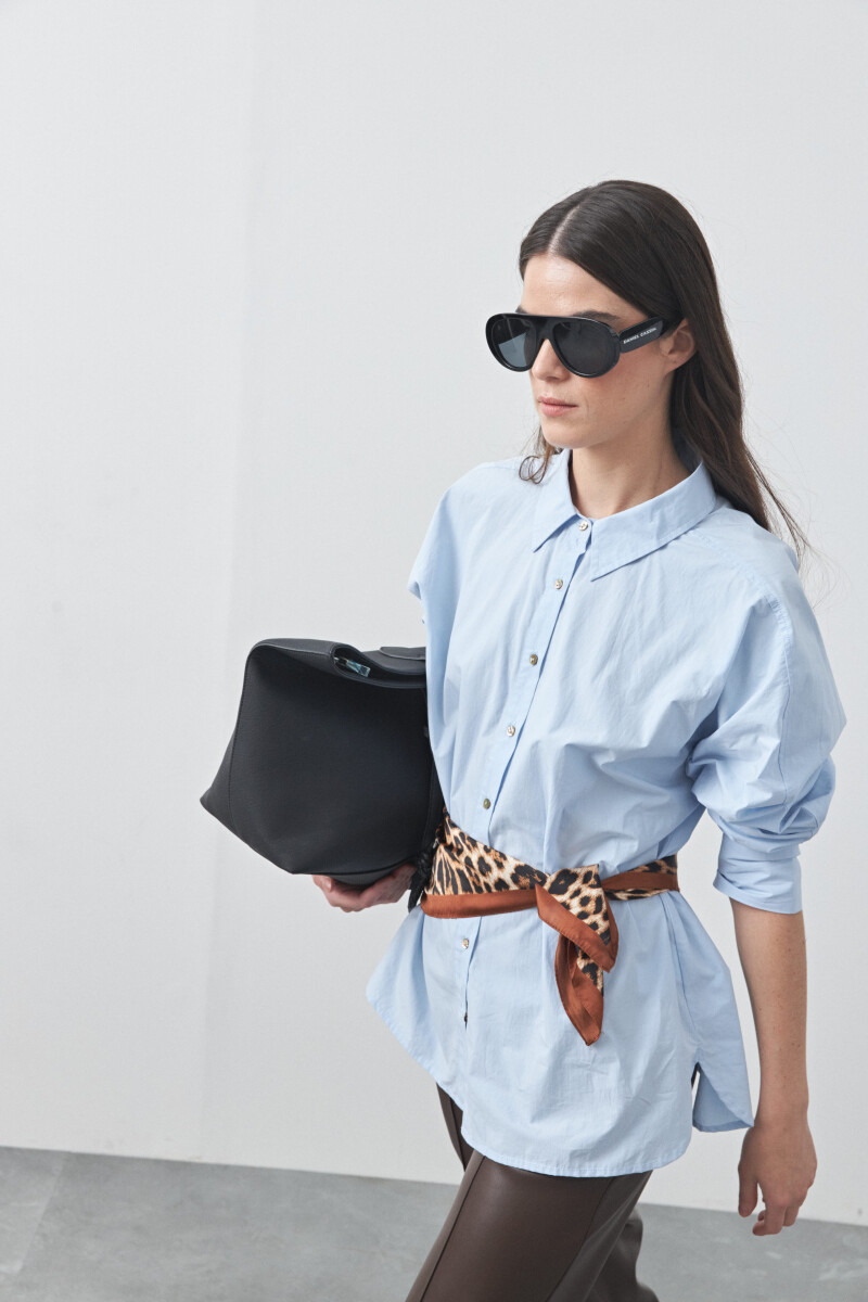 CAMISA CHRISTA Celeste