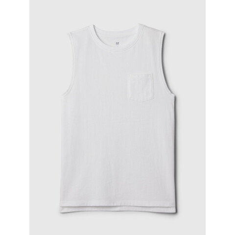 MUSCLE TANK OPTIC WHITE