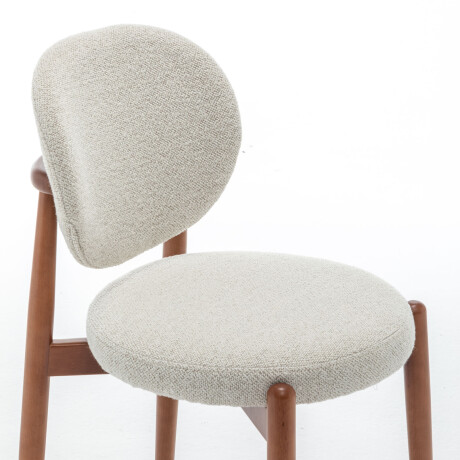 SILLA DE COMEDOR MADERA NATURAL-BEIGE MONZA