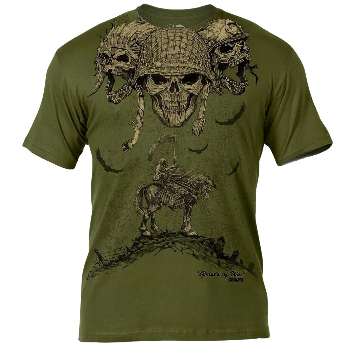 Remera con diseño militar - Ghosts of War 