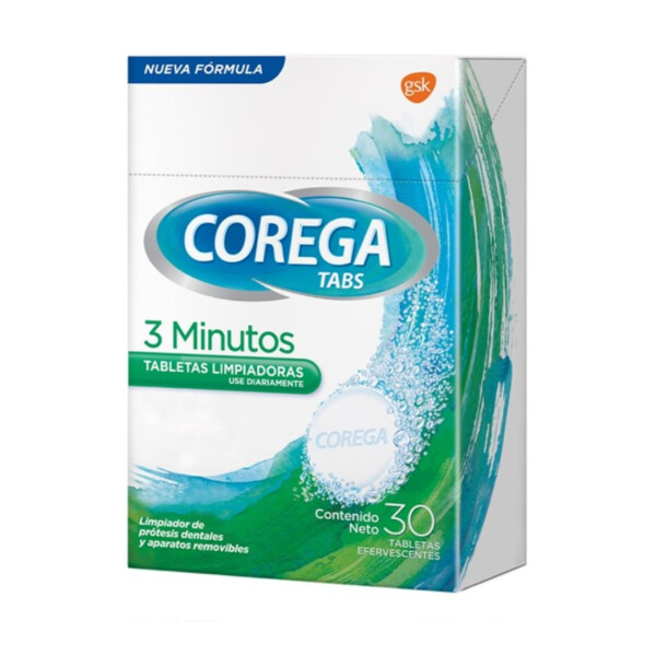 Tabletas Limpiadoras Combine 30 – Corega Tabletas Limpiadoras Combine 30 – Corega
