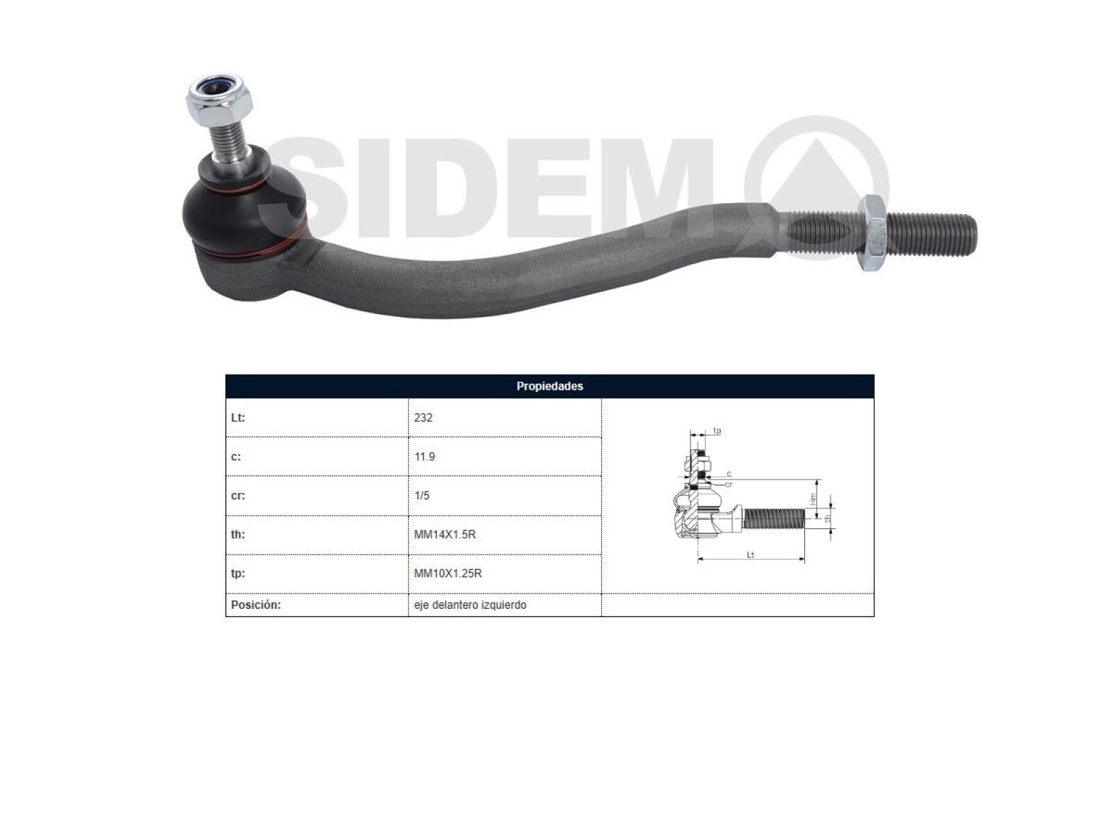 Puntero 405 87-01 Izq 