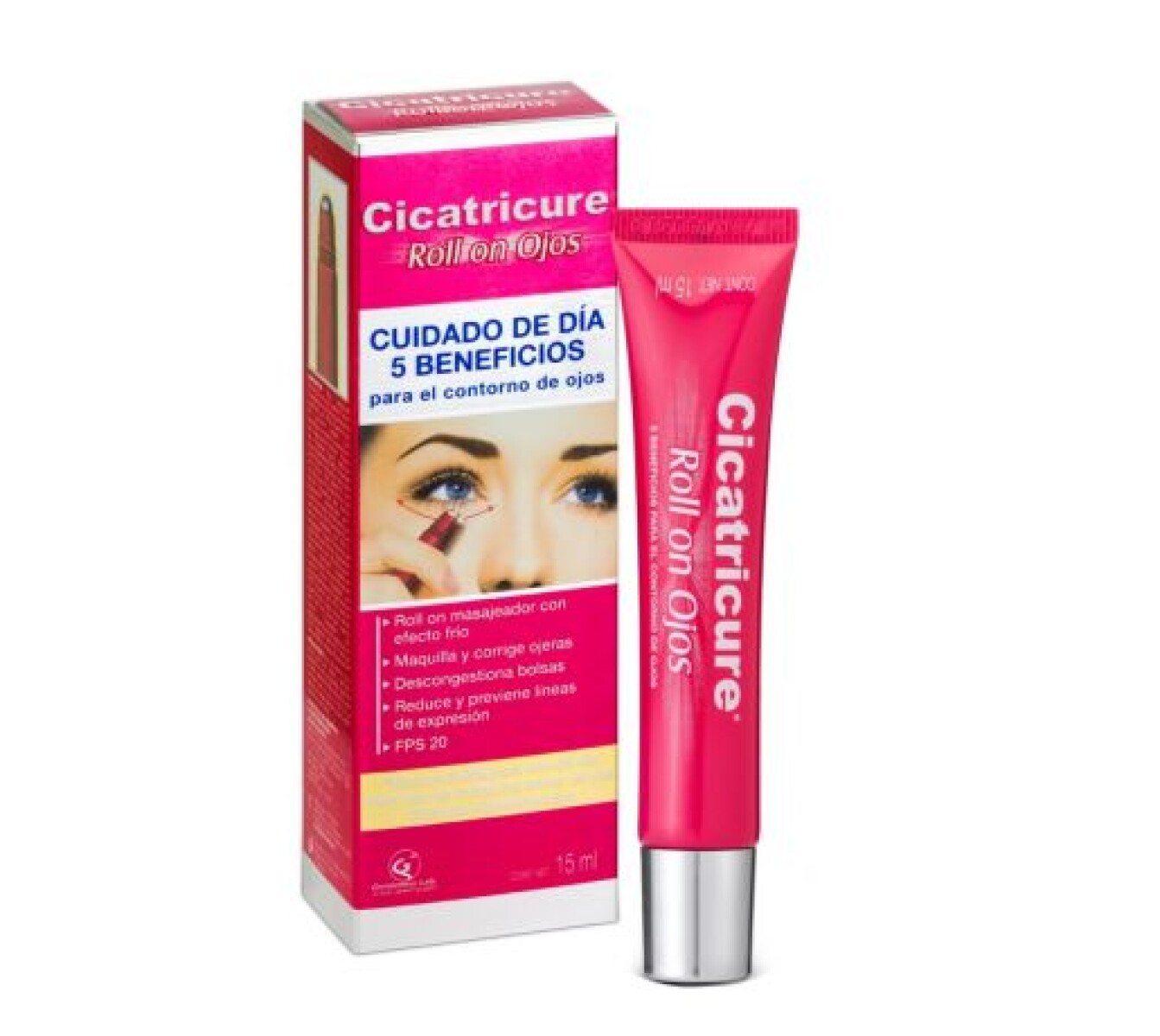 Cicatricure Roll On Contorno de Ojos 15ml – Reducción de Ojeras y Arrugas 