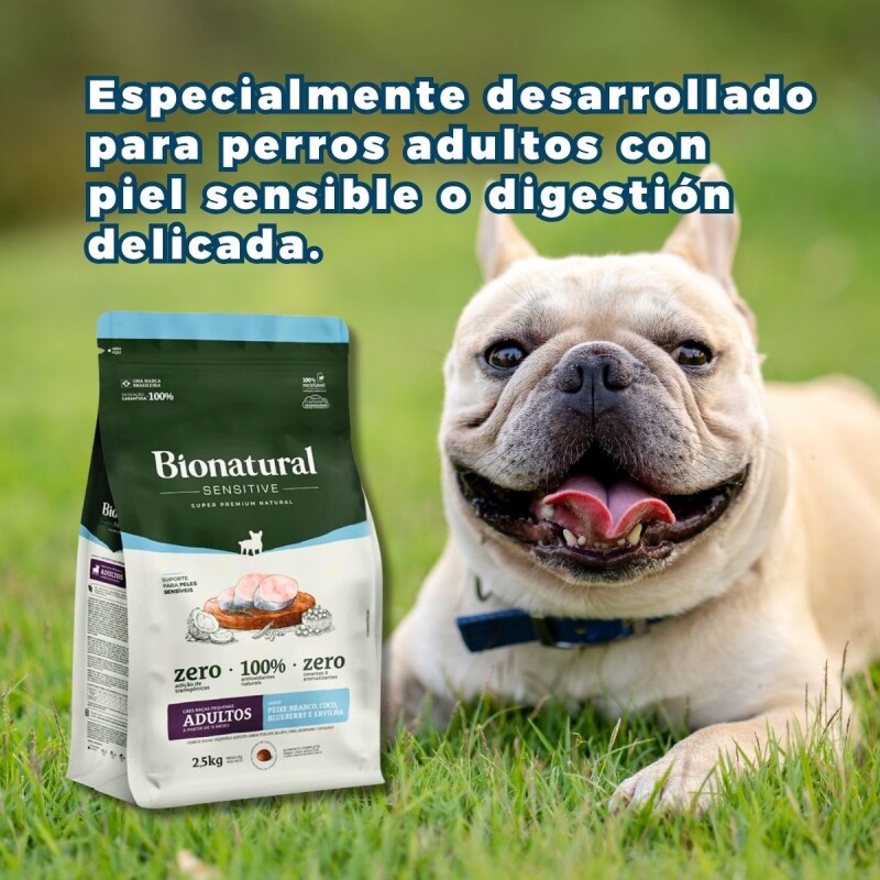 BIONATURAL SENSITIVE PERROS RAZAS PEQUEÑAS 2.5 Kg BIONATURAL SENSITIVE PERROS RAZAS PEQUEÑAS 2.5 Kg