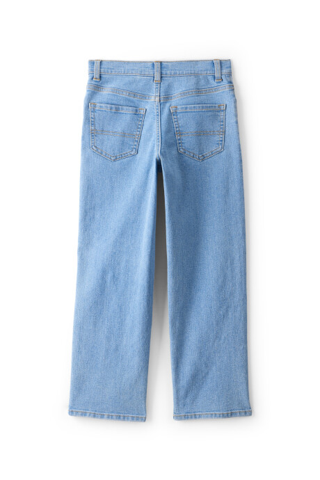 Pantalón jean holgado Sin color