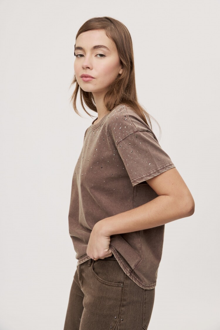 REMERA JAKUB Chocolate