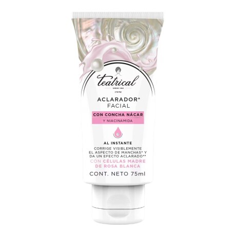 TEATRICAL CREMA FACIAL ACLARADOR CON CONCHA NÁCAR Y NIACINAMIDA 75ml TEATRICAL CREMA FACIAL ACLARADOR CON CONCHA NÁCAR Y NIACINAMIDA 75ml