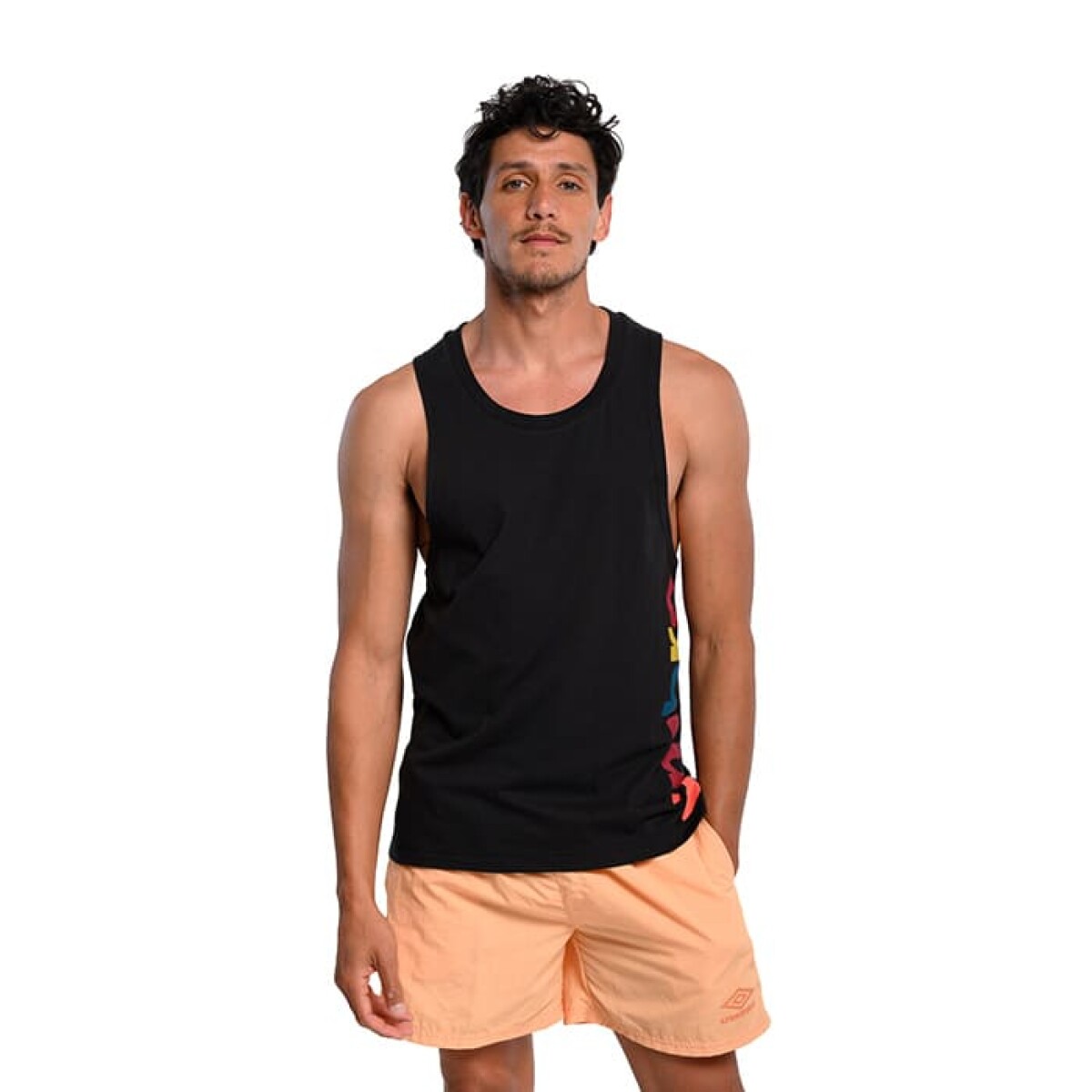 Musculosa Umbro de Hombre - 20106012 - Negro-multicolor 