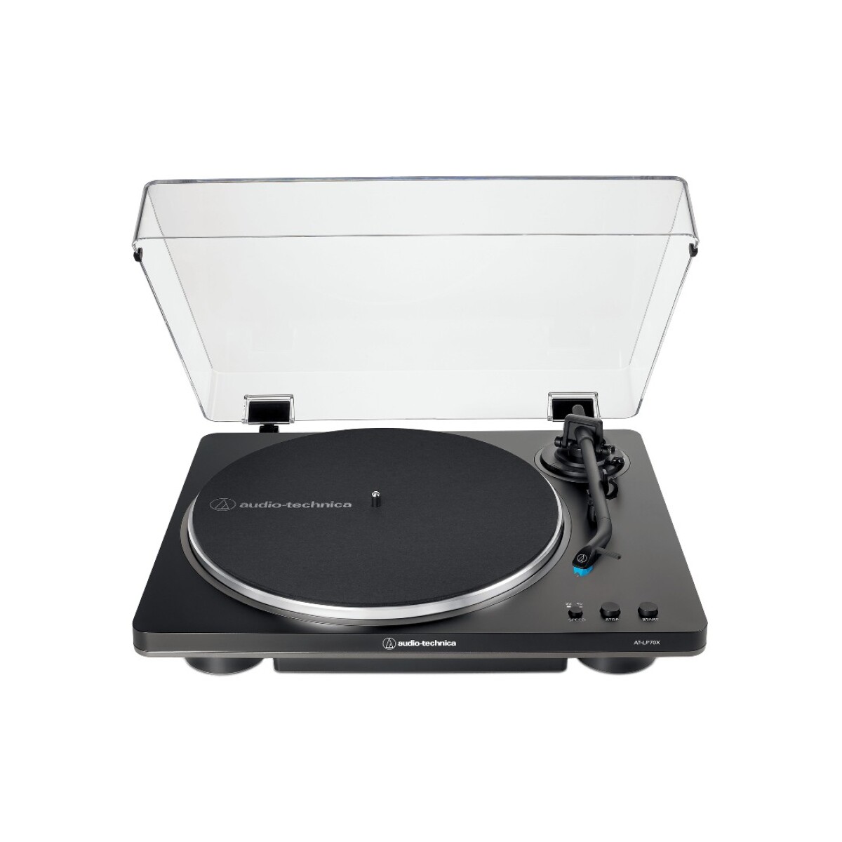 Bandeja De Vinilo Audio Technica Lp70x Negra Y Gris 