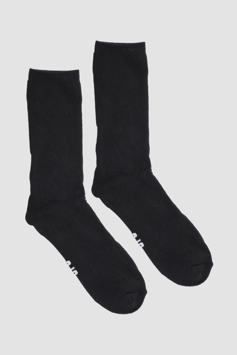 Medias full terry Negro