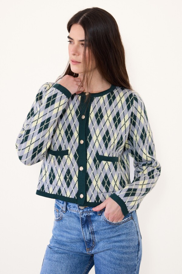 Saco Rombos Renata Verde