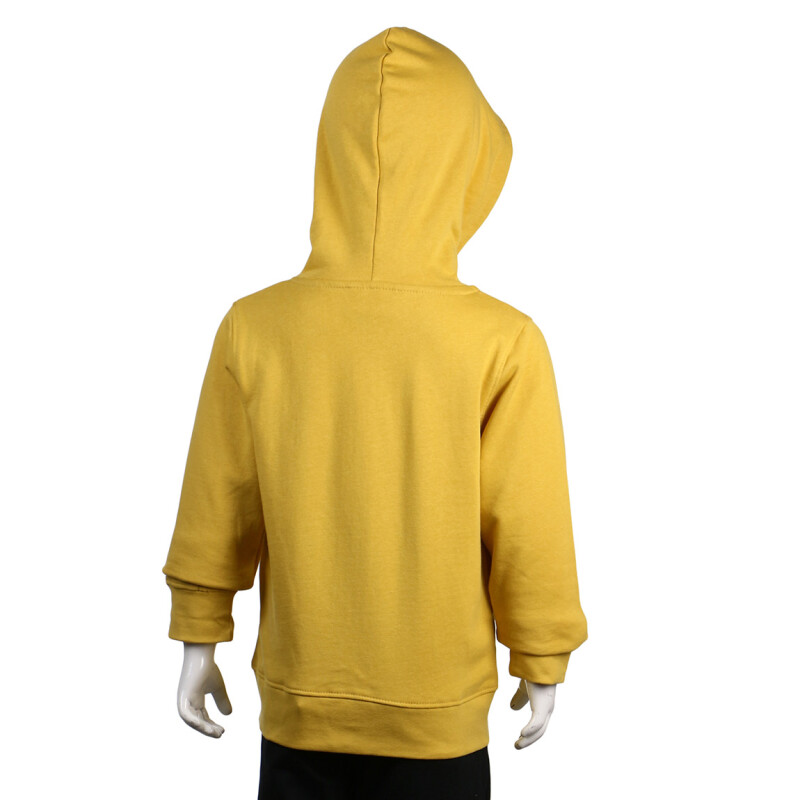 Austral GIRLS COTTON JACKET WITH HOOD- MUSTARD Mostaza