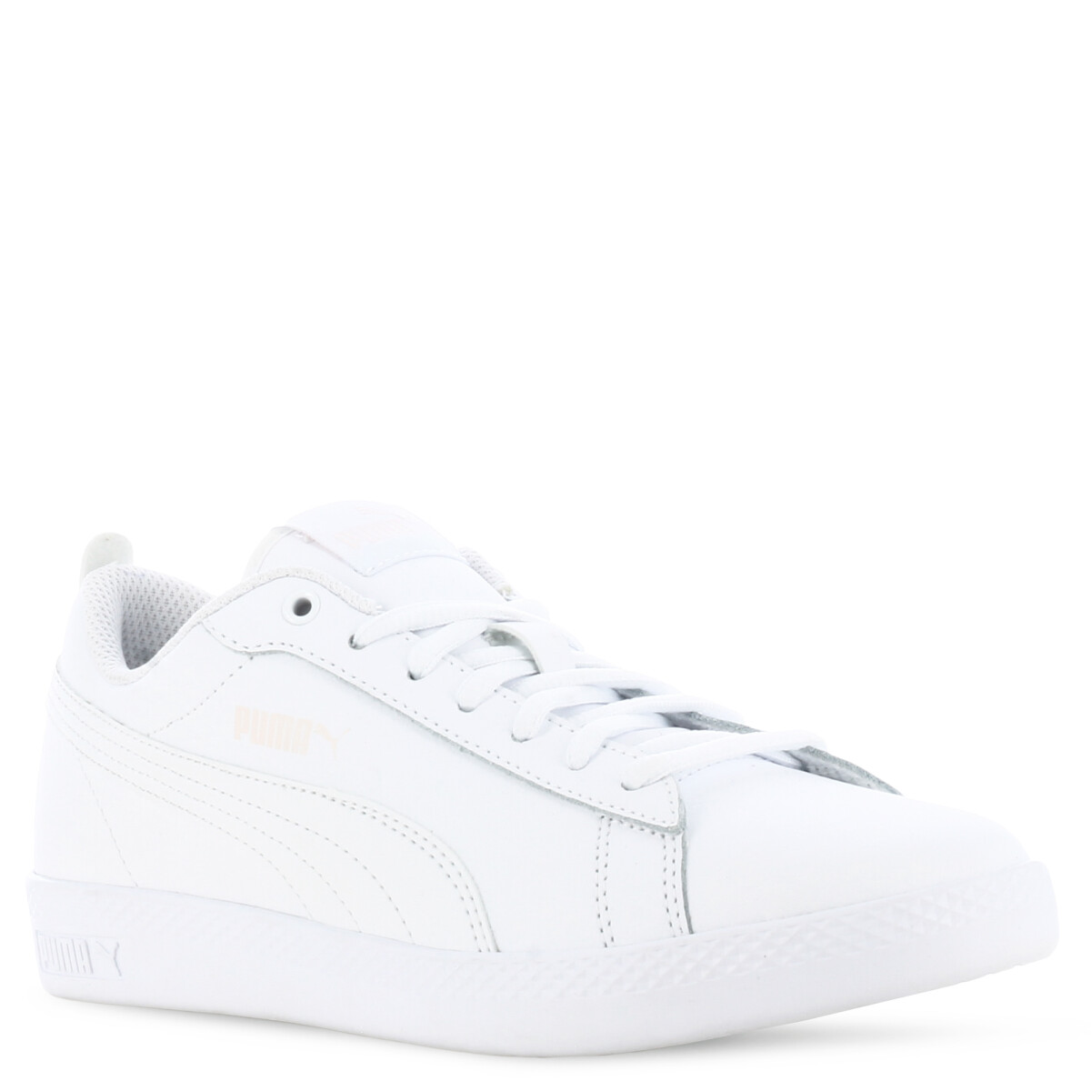 Championes de Mujer Puma Smash V2 Leather Puma - Blanco 