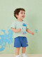 SHORT ENIF AZUL.
