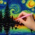 KIT DIAMANTE 5D Varios Diseños Diamant Art Atrix ® Variante Diseño Colores Van Gogh