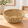 Cesto Canasto Redondo de Fibra Natural Multiuso 30 cm Cesto Canasto Redondo de Fibra Natural Multiuso 30 cm