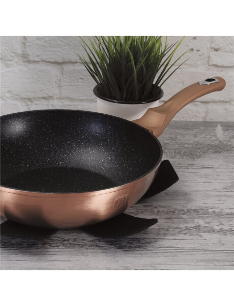 WOK D28CM ALUM. FORJADO ROSE GOLD BERLINGER WOK D28CM ALUM. FORJADO ROSE GOLD BERLINGER