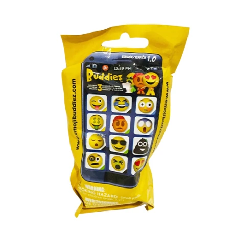 Set X3 Figuras Coleccionables Emoji Buddiez con Tarjeta 001