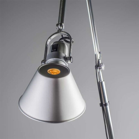 Lámpara de Pie decorativa charlotte Lámpara de Pie Charlotte Plateado