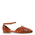 Zapatos de Mujer Bottero Tiras Marrón Caramelo
