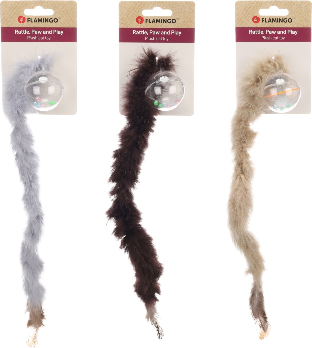 BALON CARRACA+COLA PLUMA 45CM COL 