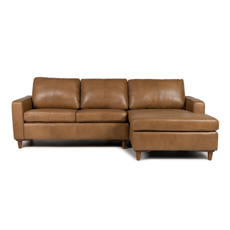Rinconera Sevilha - Cuero Natural - Chaise Derecho 1016 (Nozes)