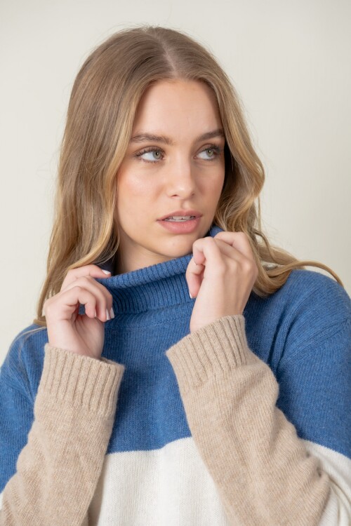 Sweater lana combinado Bennie