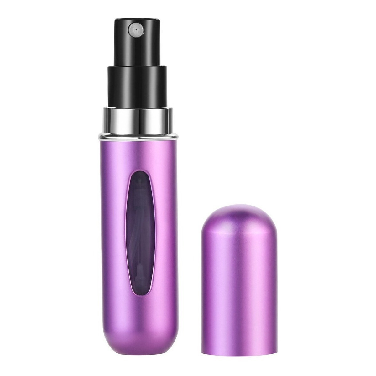 Mini Botella Atomizadora Perfume Portátil Recargable - Variante Color Violeta 