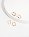 Aros Argollas Set Special Price Set De Argollas De Metal - Dorado