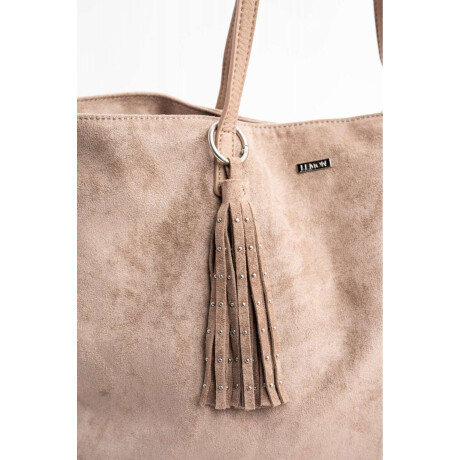 Charm Flecos Y Tachas Gamuza Vegana Vison