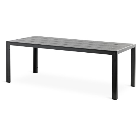 Mesa de jardín MADERUP A90xL205 negro Negro