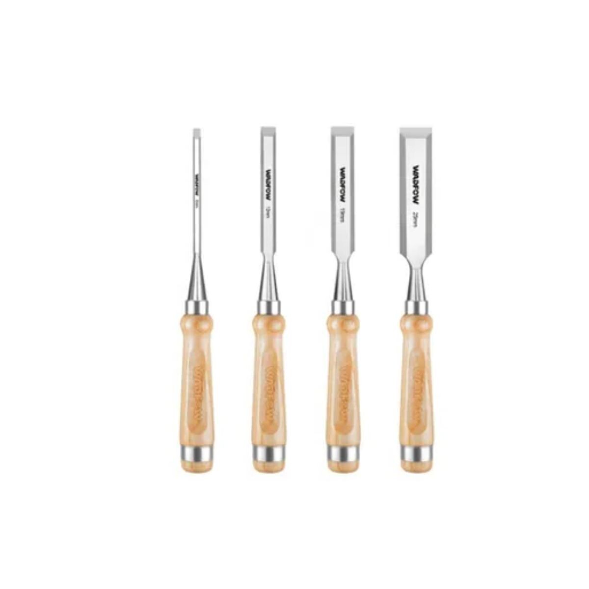 JUEGO DE 4 FORMONES MANGO MADERA WADFOW Juego De 4 Formones Mango Madera Wadfow