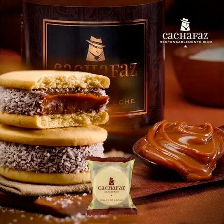 Caja X 12 Alfajores Cachafaz Chocolate BLANCO