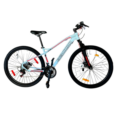 Bicicleta Baccio Alpina X Man R 27,5 Blanco/Rojo Bicicleta Baccio Alpina X Man R 27,5 Blanco/Rojo