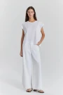 LOOSE BOOTCUT KEOPS Off White