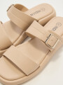 Sandalia Rutand Beige Claro