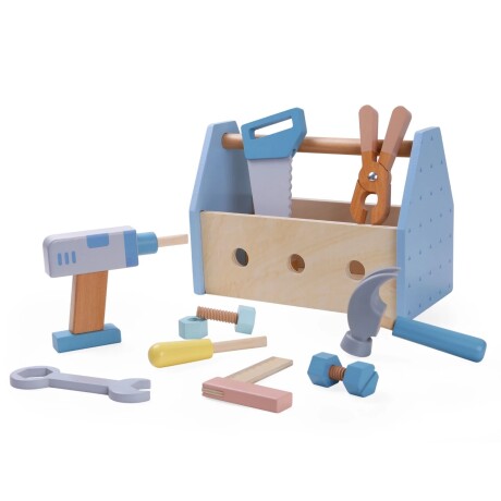 Caja 12 Piezas de Herramientas Wooder 1186 de Madera 001